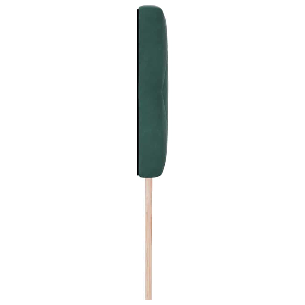 Kopfteil Dunkelgrün 200 cm Samt