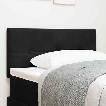 Kopfteil Schwarz 80 cm Samt