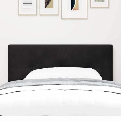 Kopfteil Schwarz 80 cm Samt