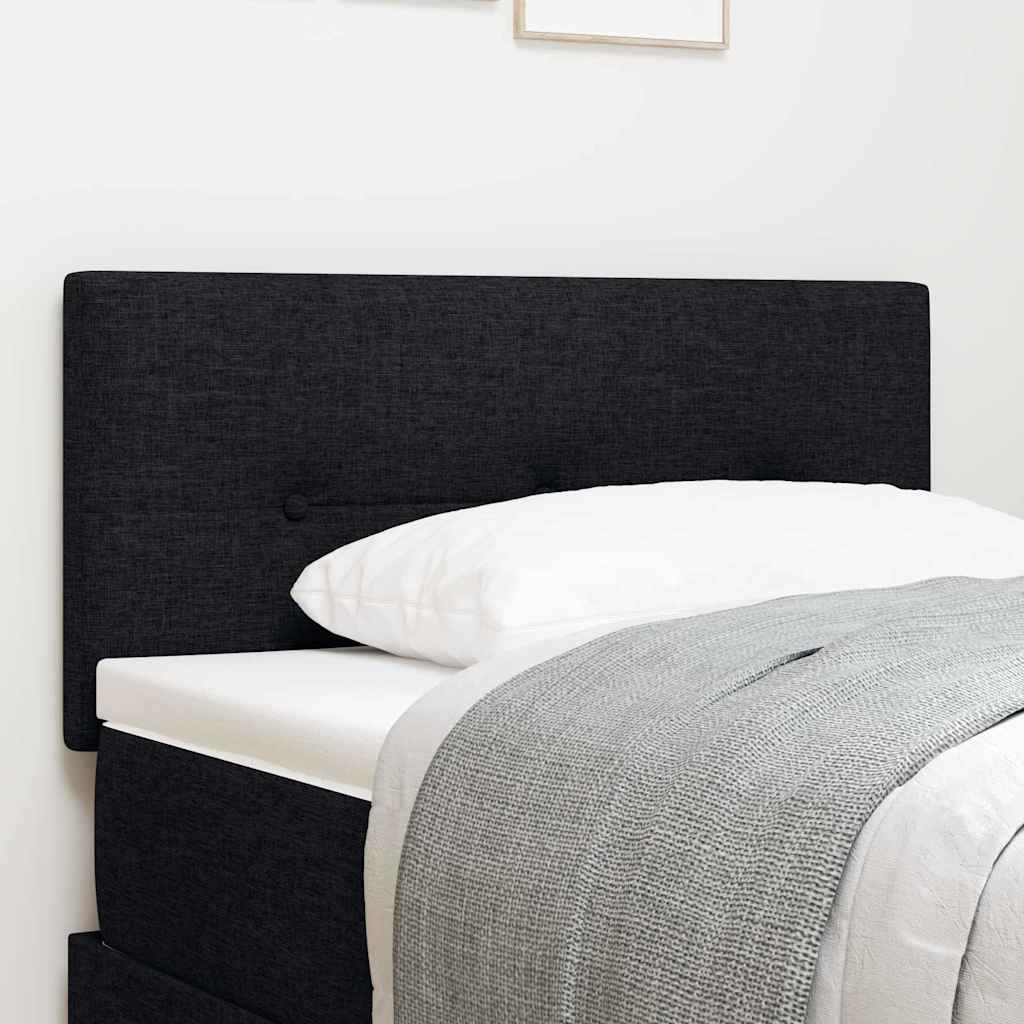 Höhenverstellbares Kopfteil mit Kopfteil Schwarz 90 cm Stoff