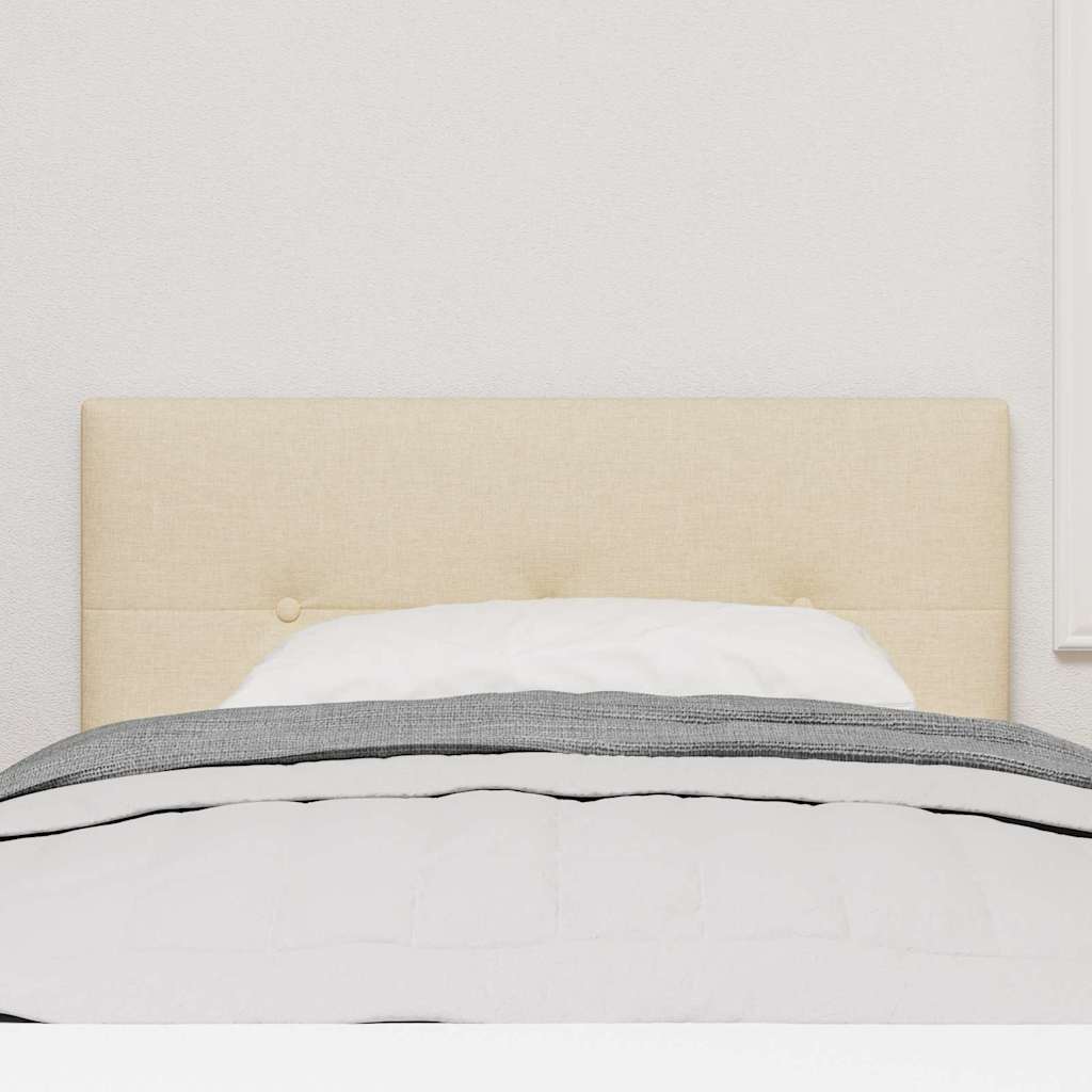Höhenverstellbares Kopfteil mit Kopfteil Creme 90 cm Stoff