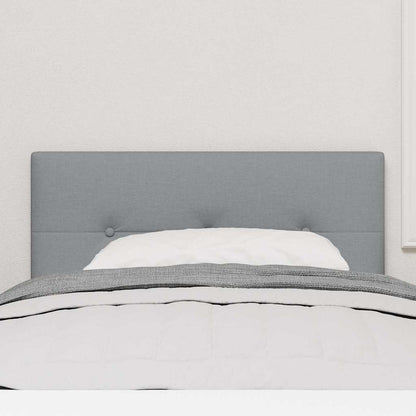 Höhenverstellbares Kopfteil mit Kopfteil Hellgrau 100 cm Stoff