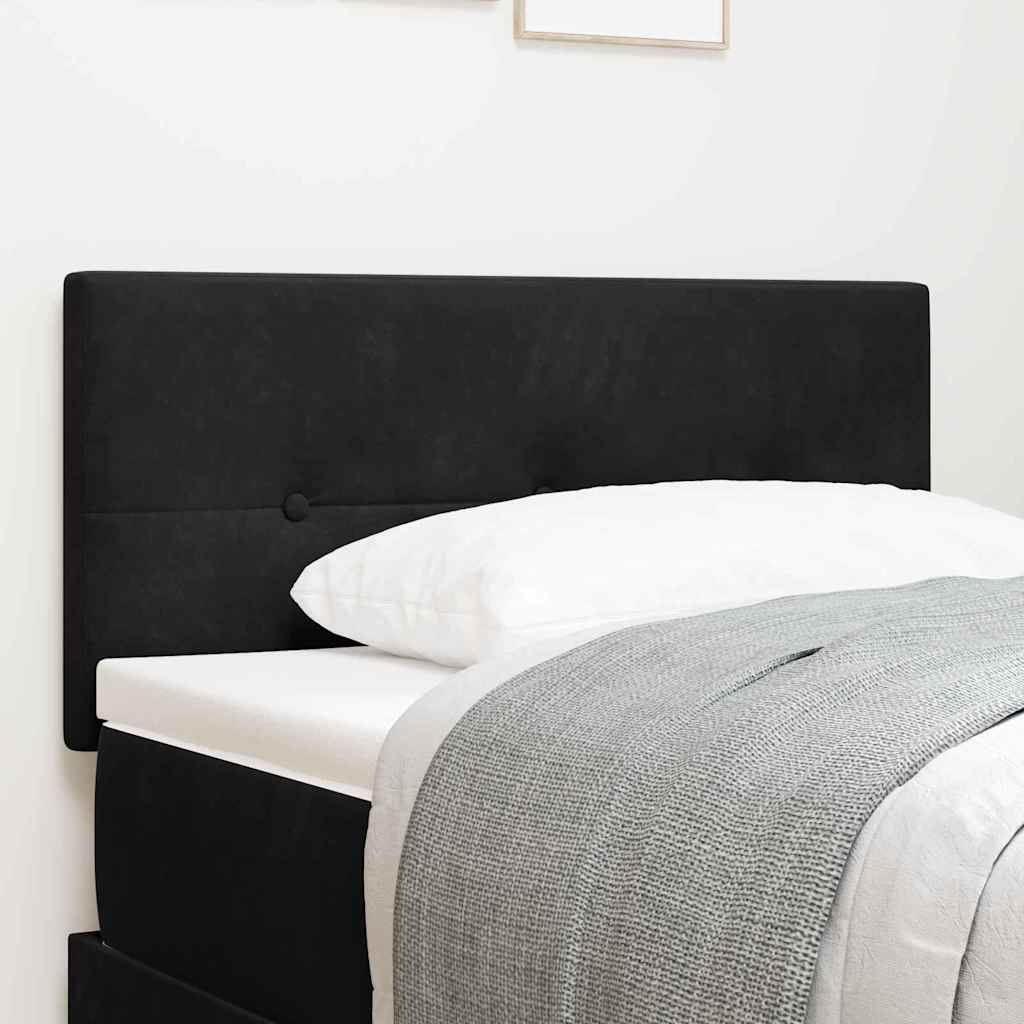 Kopfteil Schwarz 100 cm Samt