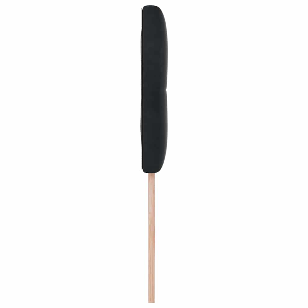 Kopfteil Schwarz 100 cm Samt