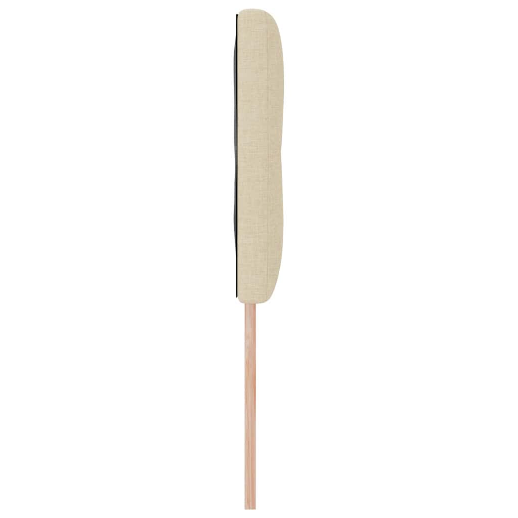 Höhenverstellbares Kopfteil mit Kopfteil Creme 144 cm Stoff
