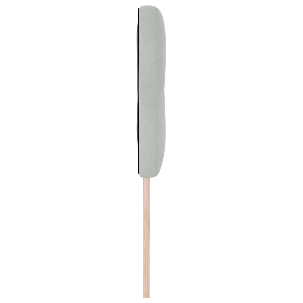 Kopfteil Hellgrau 144 cm Samt