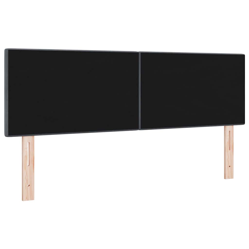 Kopfteil Dunkelgrau 144 cm Samt