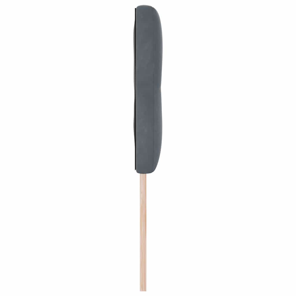 Kopfteil Dunkelgrau 144 cm Samt