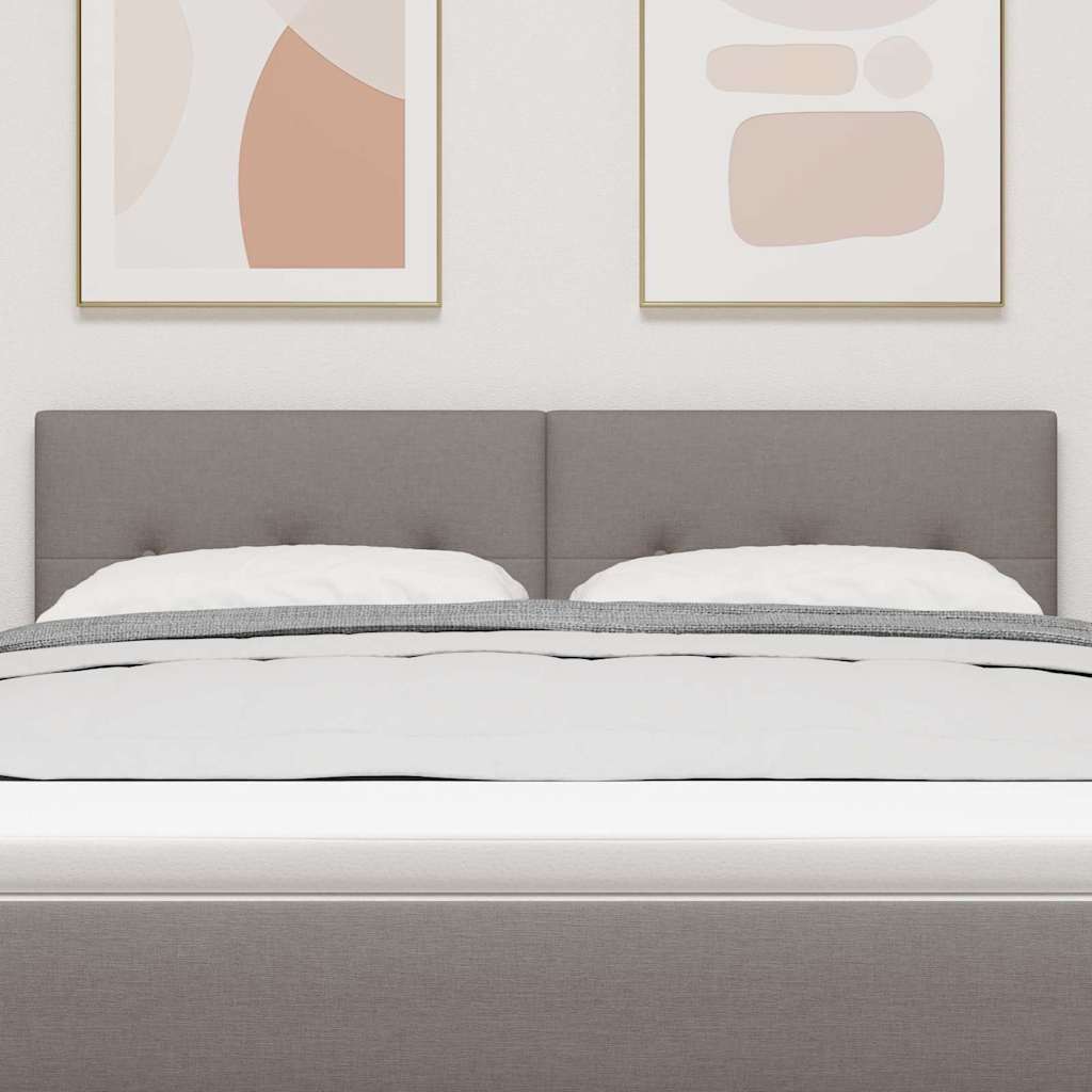 Höhenverstellbares Kopfteil mit Kopfteil Taupe 160 cm Stoff