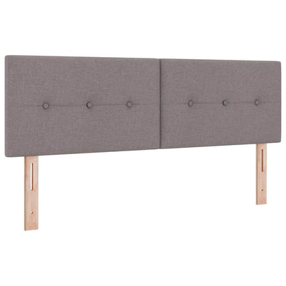 Höhenverstellbares Kopfteil mit Kopfteil Taupe 160 cm Stoff