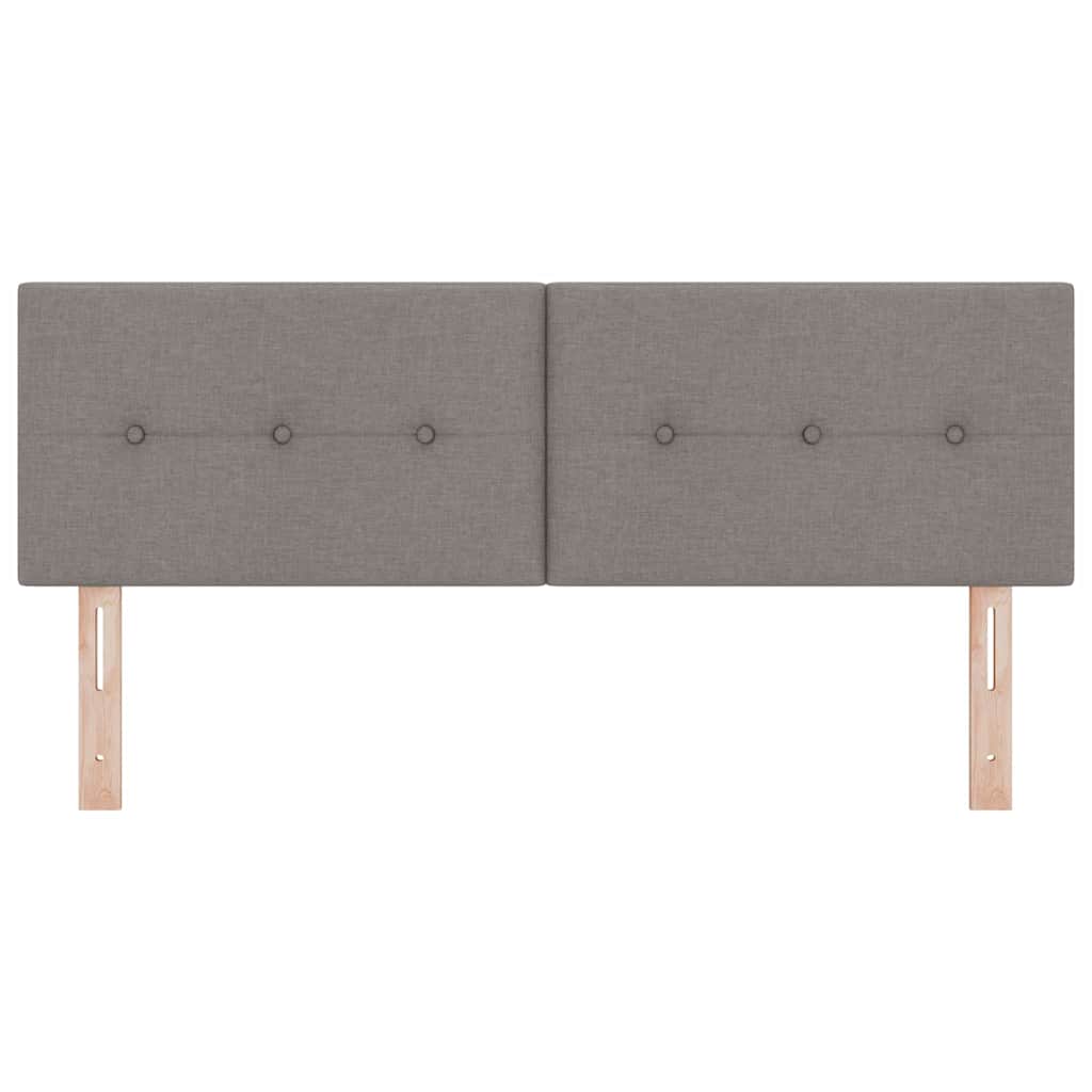 Höhenverstellbares Kopfteil mit Kopfteil Taupe 160 cm Stoff