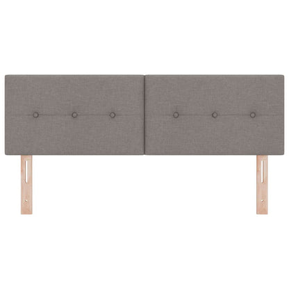 Höhenverstellbares Kopfteil mit Kopfteil Taupe 160 cm Stoff