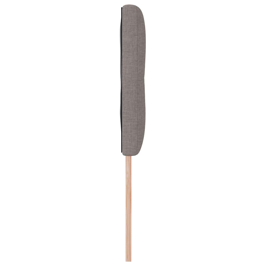 Höhenverstellbares Kopfteil mit Kopfteil Taupe 160 cm Stoff
