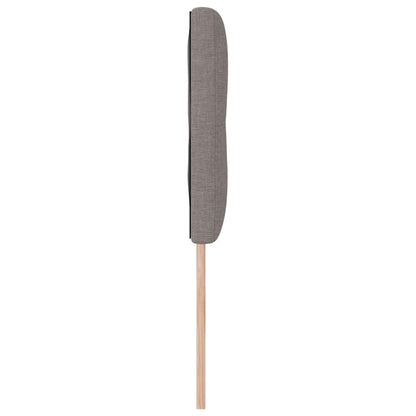Höhenverstellbares Kopfteil mit Kopfteil Taupe 160 cm Stoff