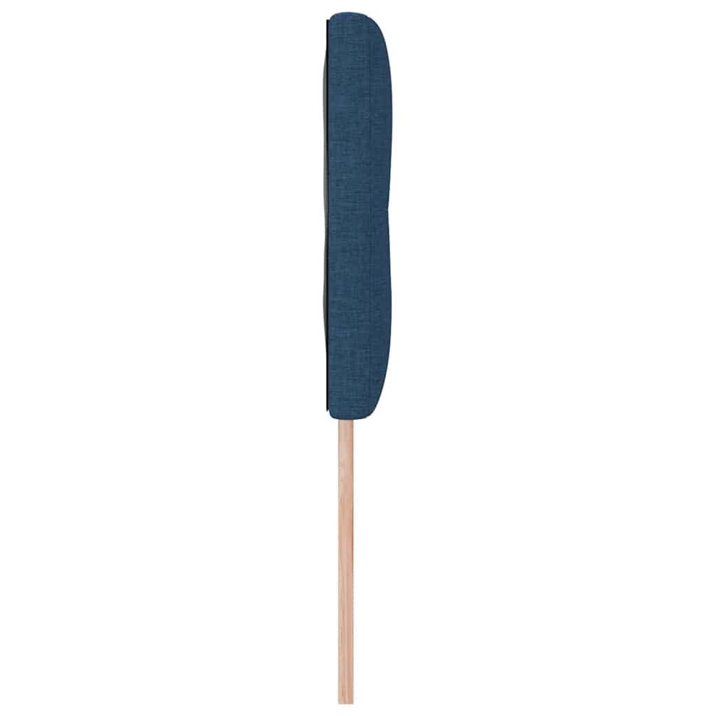 Höhenverstellbares Kopfteil mit Kopfteil Blau 160 cm Stoff