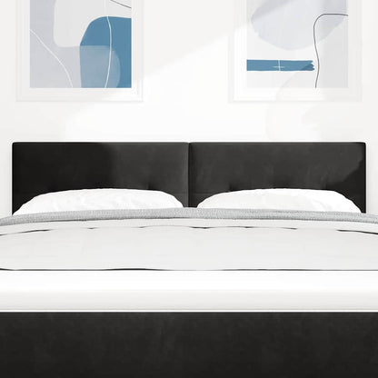 Kopfteil Schwarz 160 cm Samt