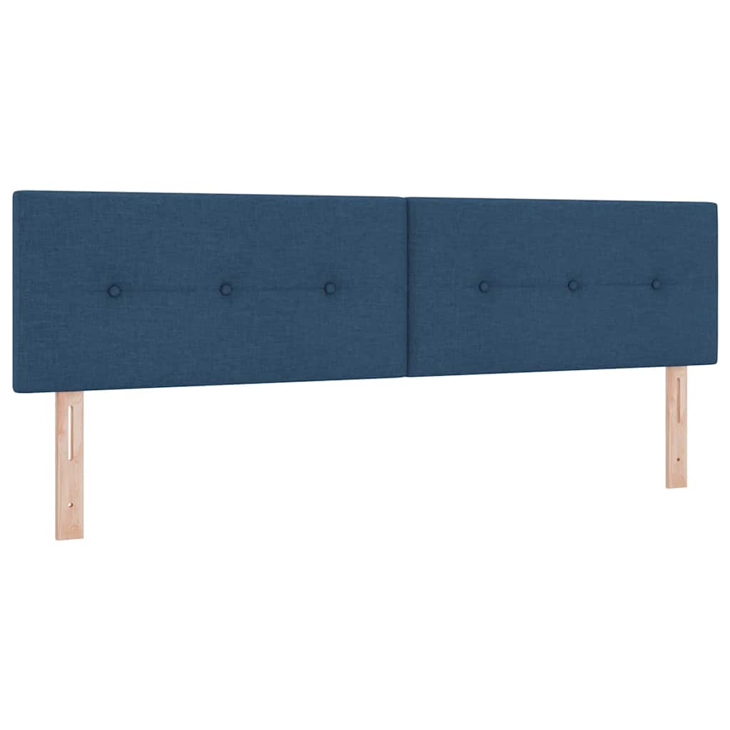 Höhenverstellbares Kopfteil mit Kopfteil Blau 180 cm Stoff