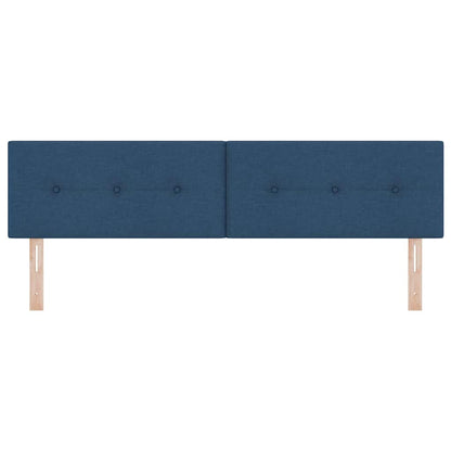 Höhenverstellbares Kopfteil mit Kopfteil Blau 180 cm Stoff