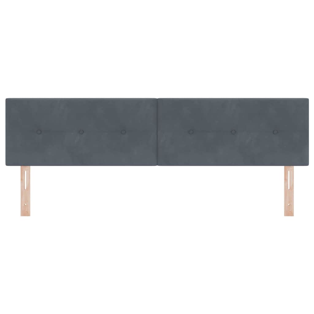 Kopfteil Dunkelgrau 180 cm Samt
