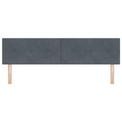 Kopfteil Dunkelgrau 180 cm Samt
