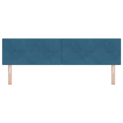 Kopfteil Dunkelblau 180 cm Samt