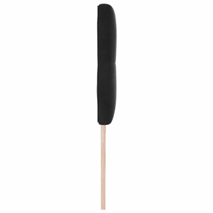 Kopfteil Schwarz 200 cm Samt