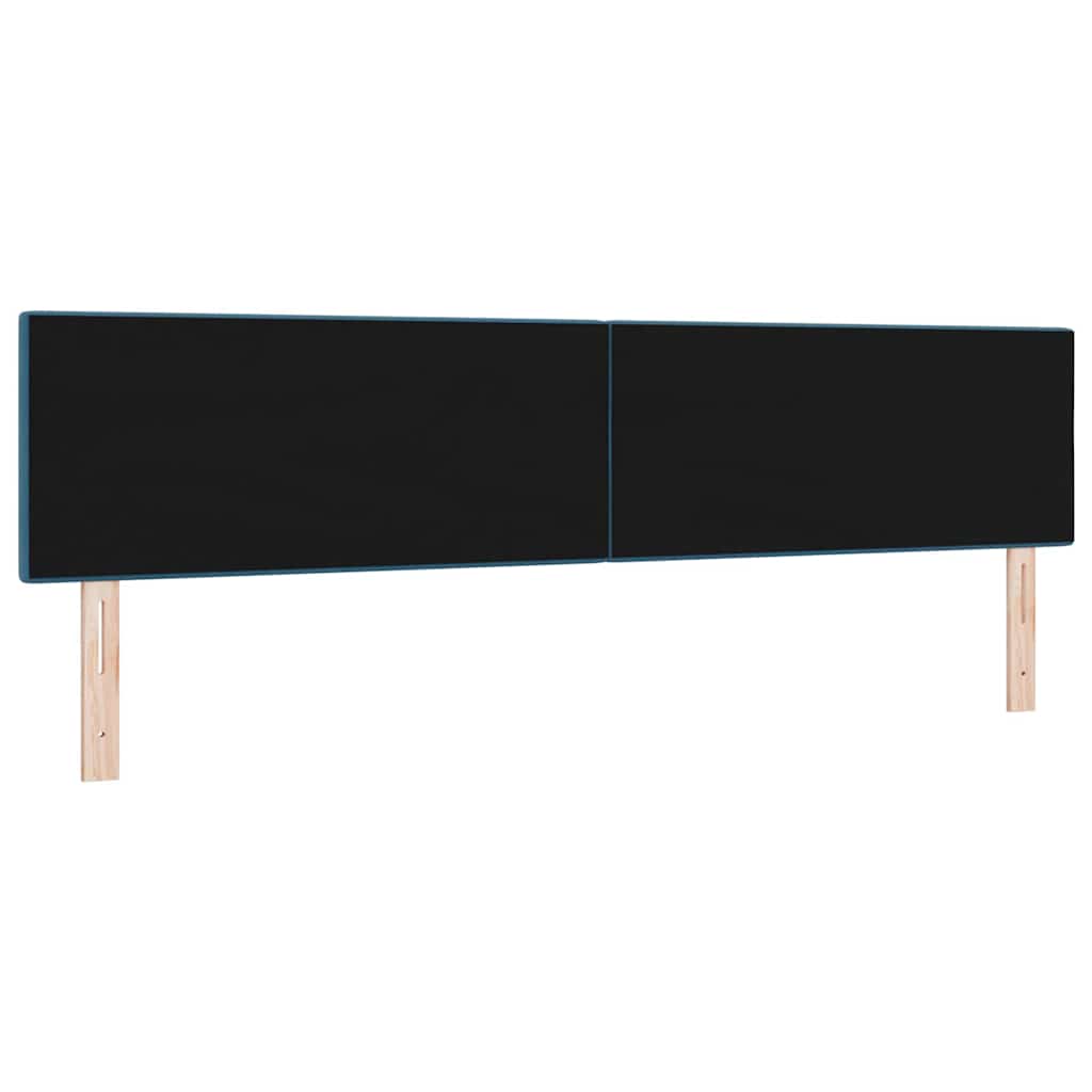 Kopfteil Dunkelblau 200 cm Samt
