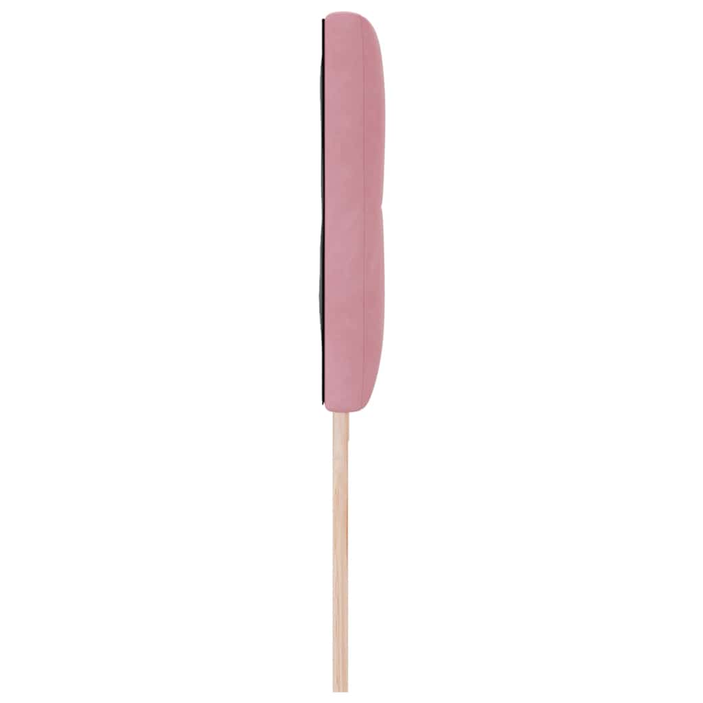 Kopfteil Rosa 200 cm Samt