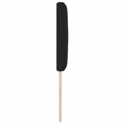 Kopfteil Schwarz Stoff