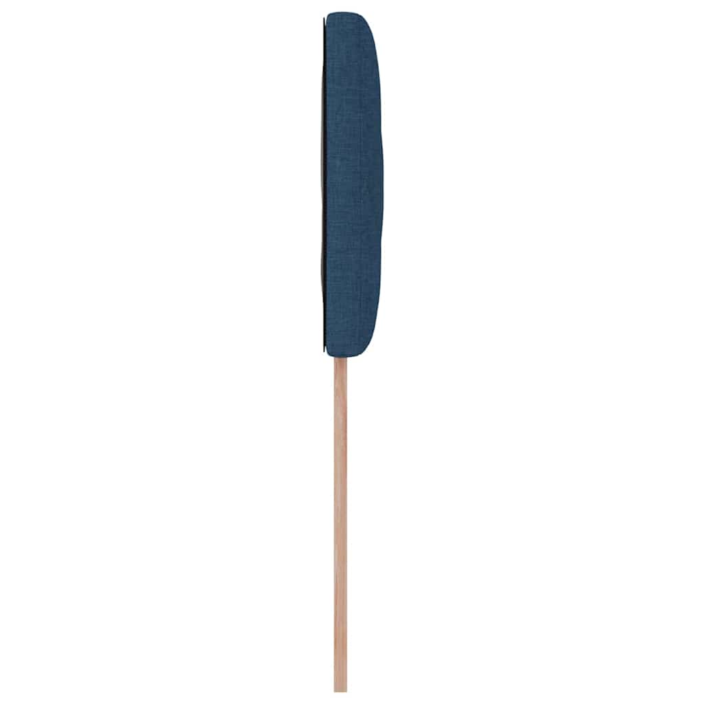 Kopfteil Blau Stoff