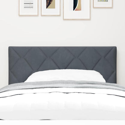Kopfteil Dunkelgrau 90 cm Samt