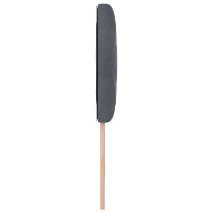 Kopfteil Dunkelgrau 90 cm Samt