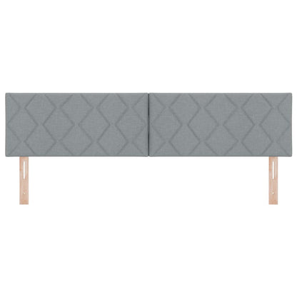 Kopfteil Hellgrau 180 cm Stoff