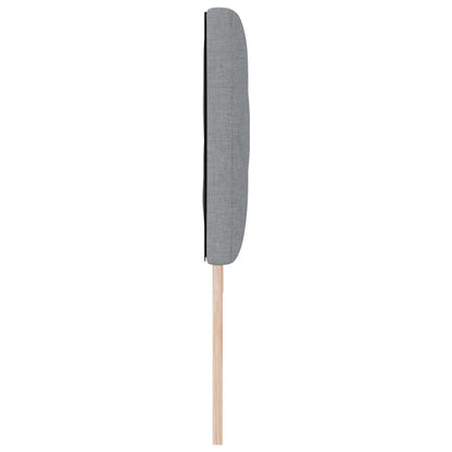 Kopfteil Hellgrau 180 cm Stoff