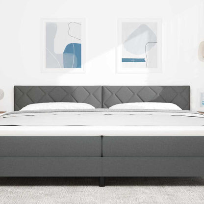 Kopfteil Dunkelgrau 200 cm Stoff