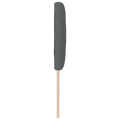 Kopfteil Dunkelgrau 200 cm Stoff