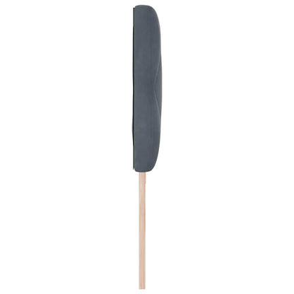 Kopfteil Dunkelgrau 200 cm Samt