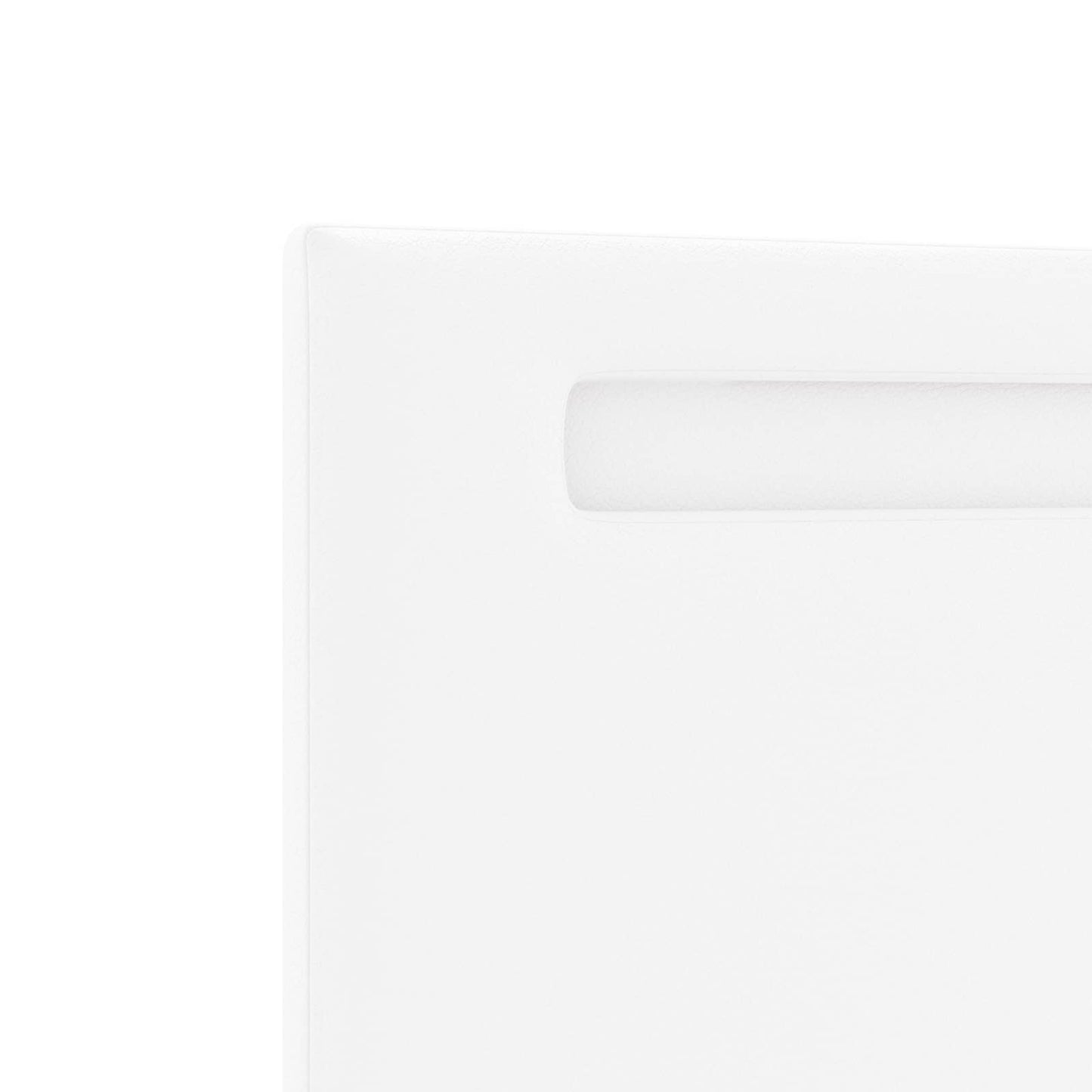 LED Kopfteil Weiß 180 cm Kunstleder