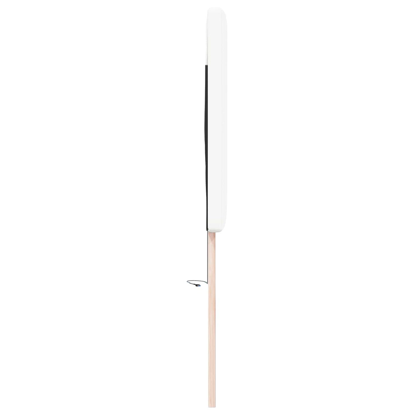 LED Kopfteil Weiß 180 cm Kunstleder