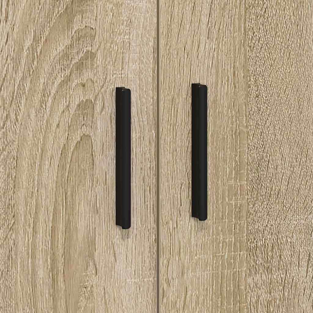 Aufbewahrungsschrank 2 stk. Sonoma-Eiche 127 x 41 x 40 cm