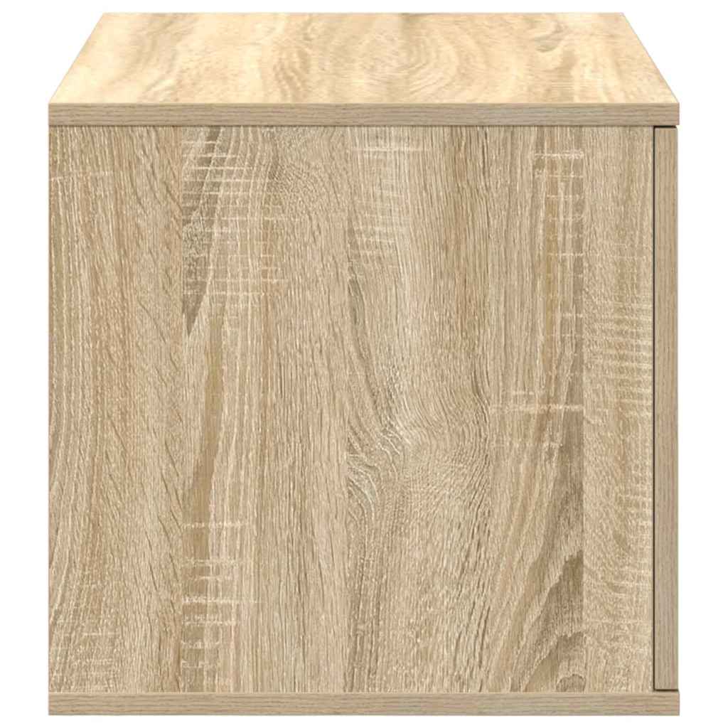 Aufbewahrungsschrank 2 stk. Sonoma-Eiche 127 x 41 x 40 cm