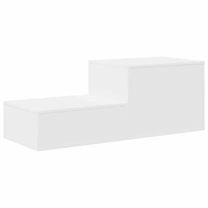 Aufbewahrungsschrank 2 stk. Weiß 118 x 41 x 40 cm Holzwerkstoff