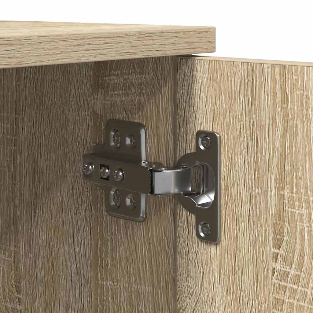 Aufbewahrungsschrank 2 stk. Sonoma-Eiche 118 x 41 x 40 cm
