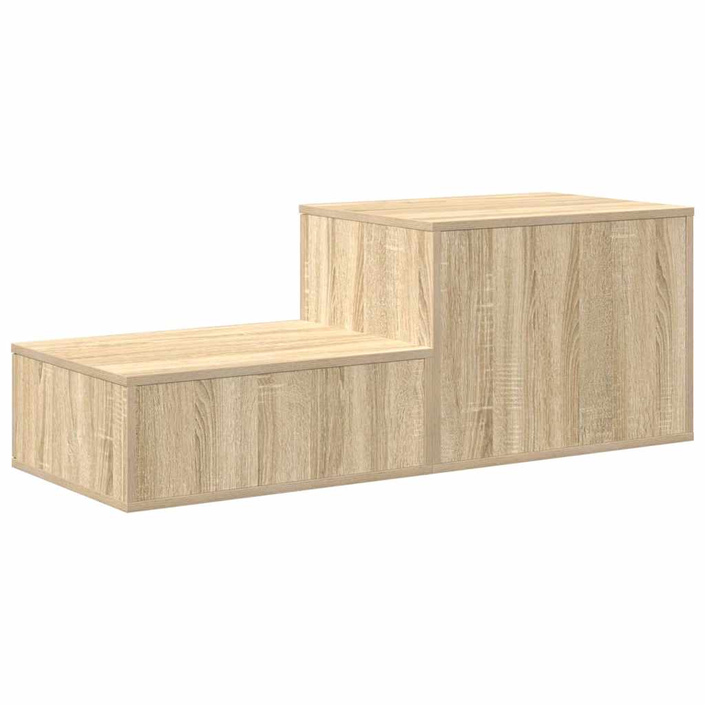 Aufbewahrungsschrank 2 stk. Sonoma-Eiche 108 x 41 x 40 cm