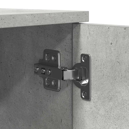 Aufbewahrungsschrank 2 stk. Beton Grau 108 x 41 x 40 cm