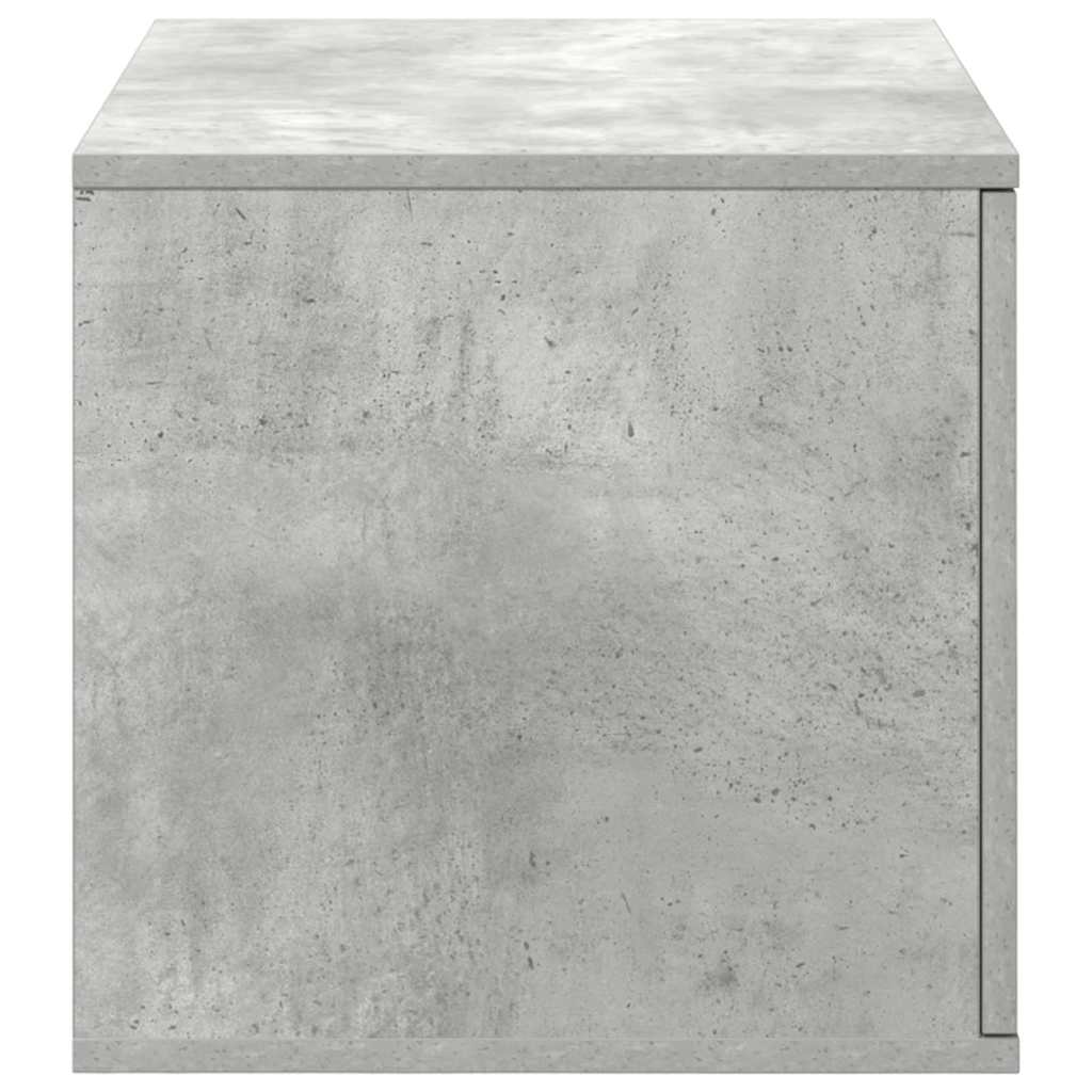 Aufbewahrungsschrank 2 stk. Beton Grau 108 x 41 x 40 cm