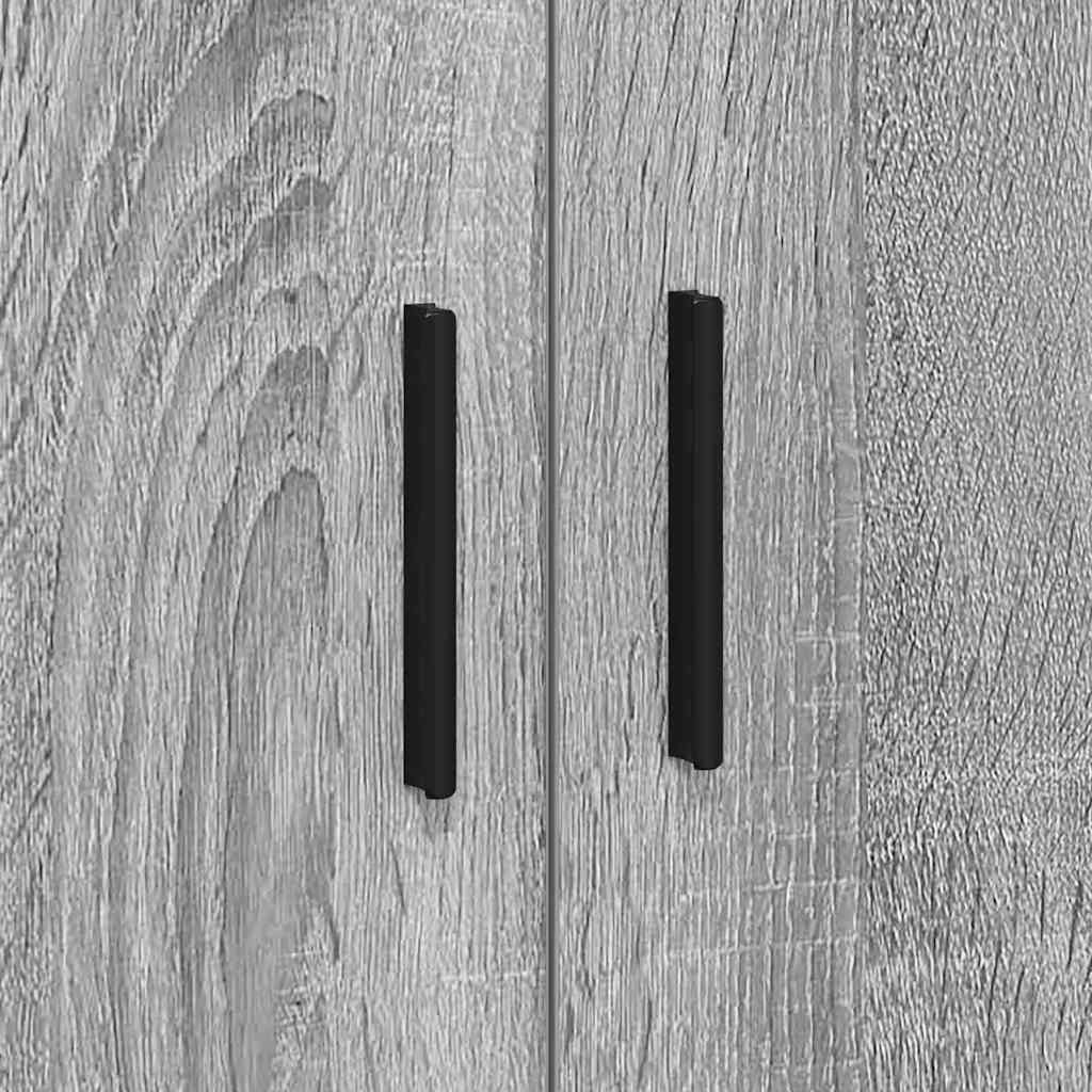 Aufbewahrungsschrank 2 stk. Graues Sonoma 108 x 41 x 40 cm