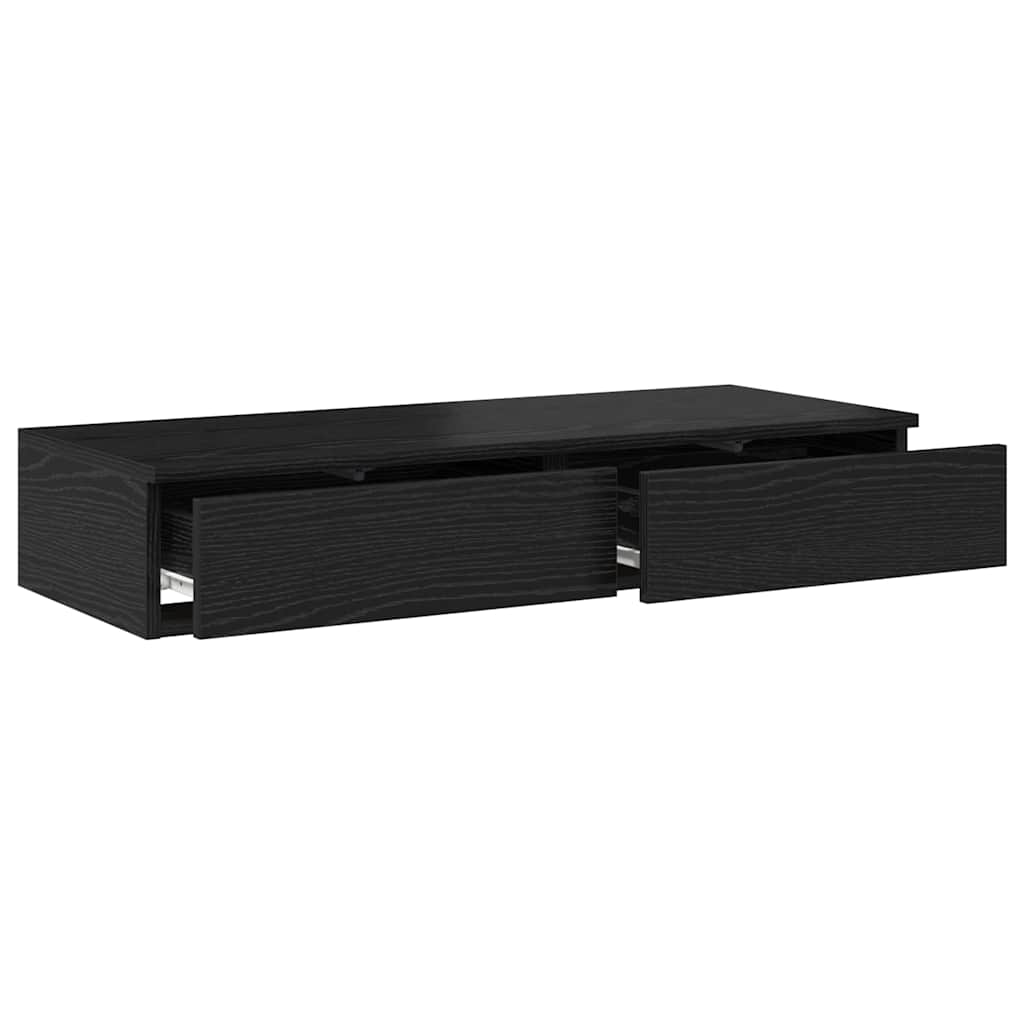 Bettschubladen Schwarz Eichen-Optik 100 x 36,5 x 16,5 cm
