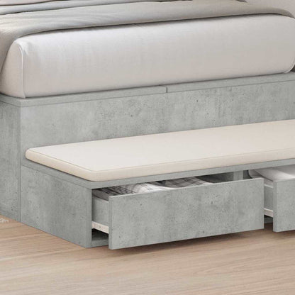 Bettschubladen Beton Grau 100 x 36,5 x 16,5 cm Holzwerkstoff