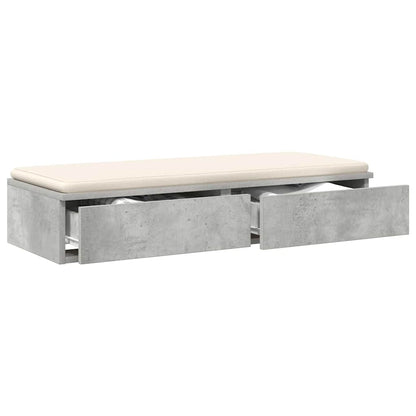 Bettschubladen Beton Grau 100 x 36,5 x 16,5 cm Holzwerkstoff